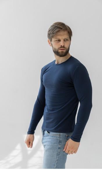 Лонгслив мужской GBI 2XL Синий (13070)