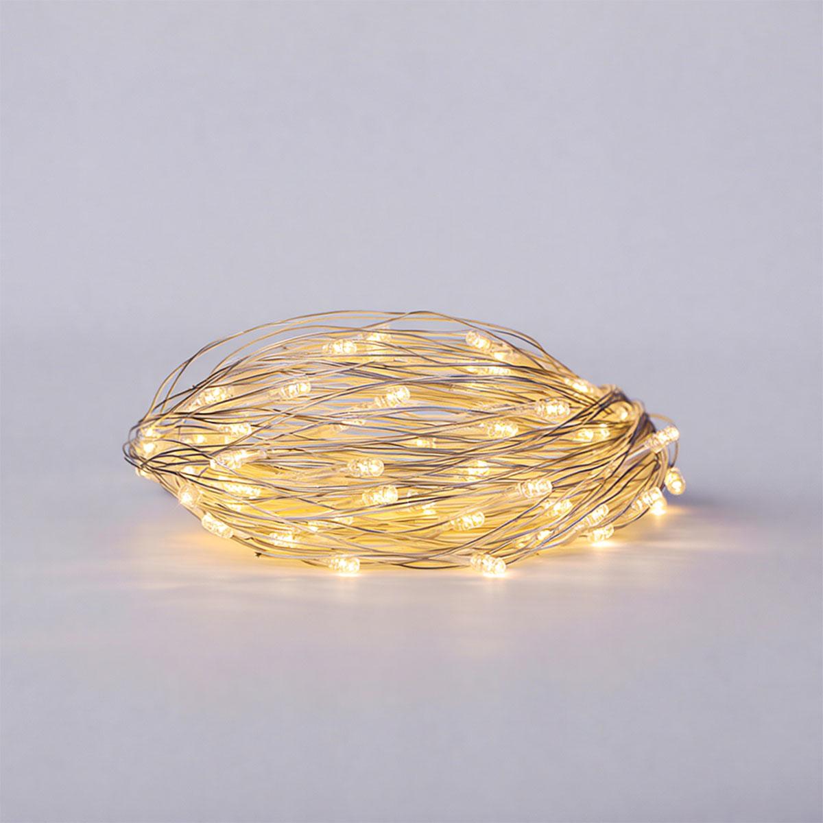 Гирлянда комнатная Штора ZWM2280LEDY 2х2 м 80 LED Белый/Желтый (29912860)