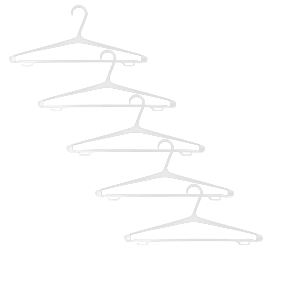 Плечики для одягу пластикові SoloPlast р. 48-50 433×39×192 мм 5 шт. (2668281178)