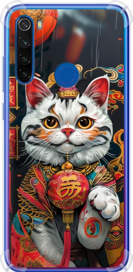Чехол на Xiaomi Redmi Note 8T China Cat v2 (6135sp-1818-42517) Чехол на Xiaomi Redmi Note 8T China Cat v2 (6135sp-1818-42517)