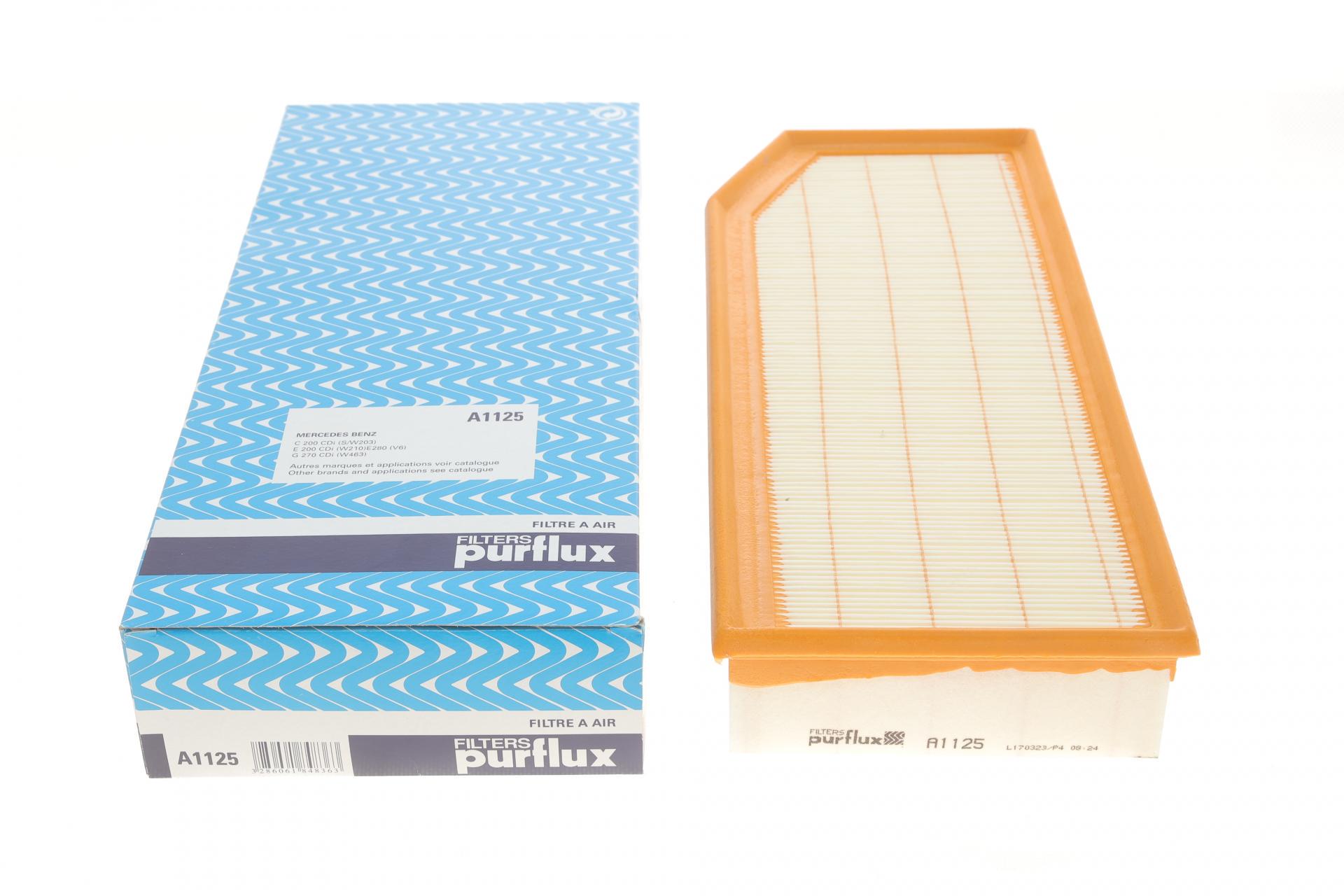 Фильтр воздушный PURFLUX для MB W210/220 3,2CDI- (A1125)