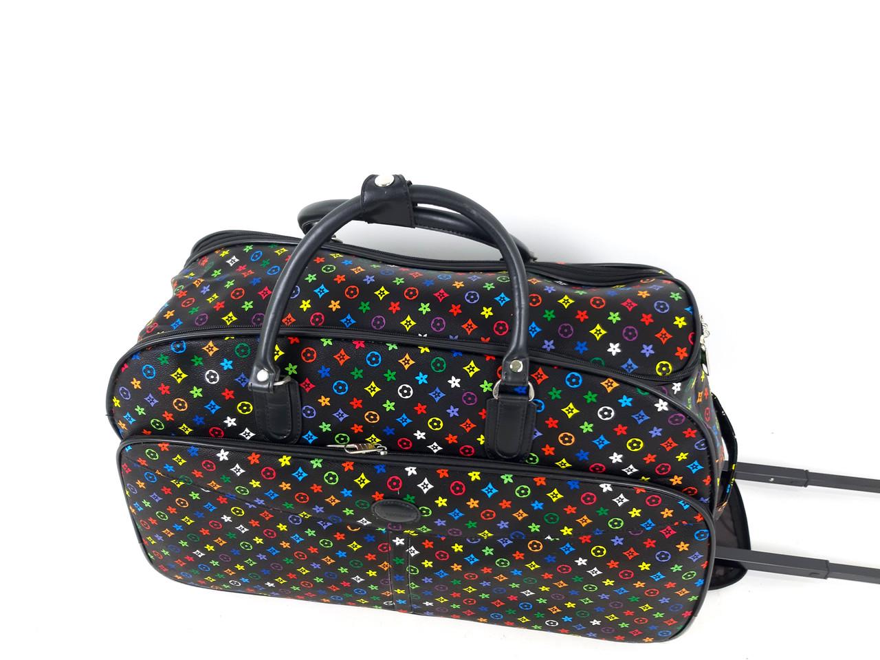 Сумка на колесах Sky travel 72 л 59x31x38 см Чорний (743563654) - фото 7 Сумка на колесах Sky travel 72 л 59x31x38 см Чорний (743563654) - фото 7