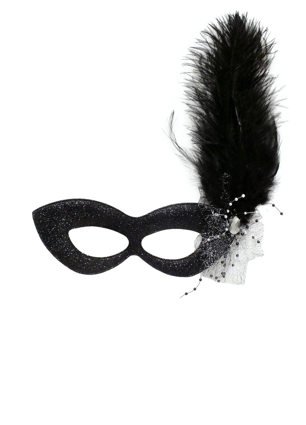 Маска Леди Х с пером (16-977)