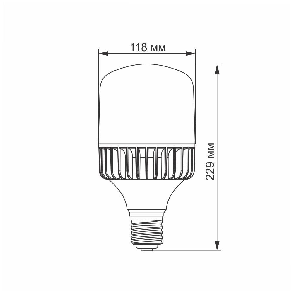 Лампа светодиодная VIDEX A118 50 W E40 5000 K - фото 3