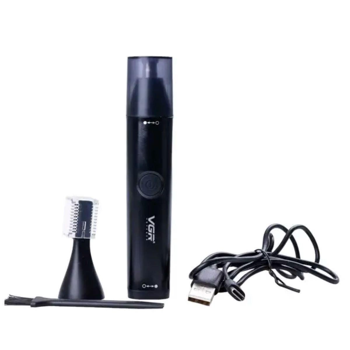 Триммер для носа и ушей VGR V-613 аккумуляторный с насадками 5 Вт (3835)