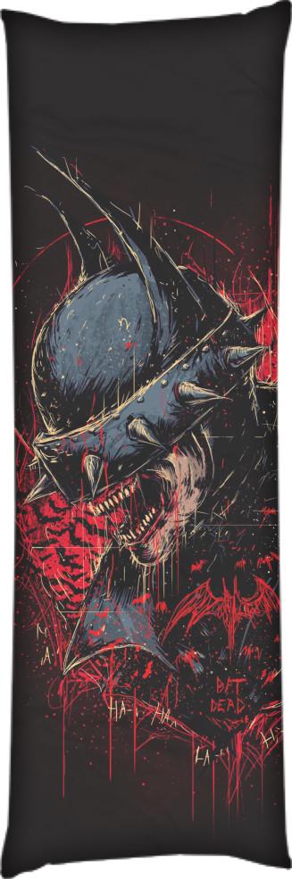 Подушка дакимакура Batman Metal 60x180 см (14102314)