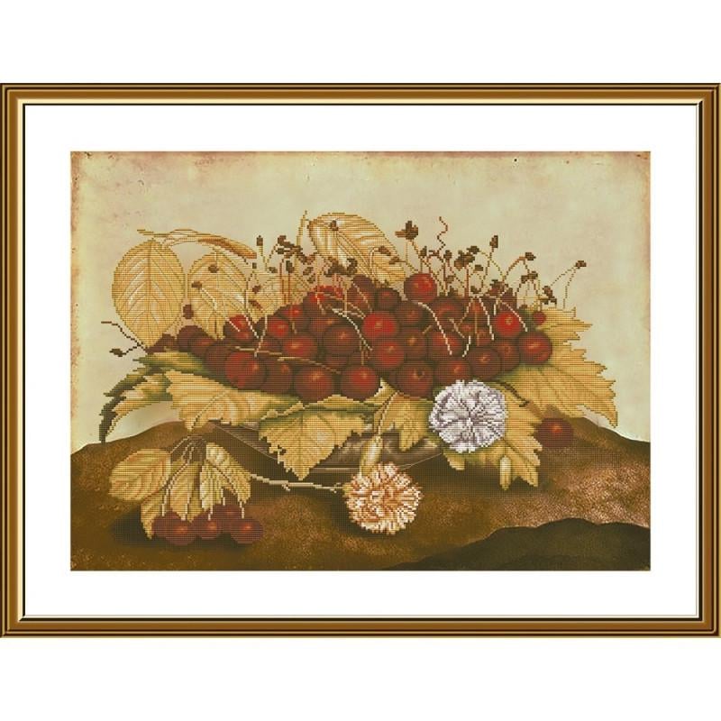 Набор для вышивания крестиком Нова Слобода СР3277 Вишнёвая феерия (40094) Набор для вышивания крестиком Нова Слобода СР3277 Вишнёвая феерия (40094)