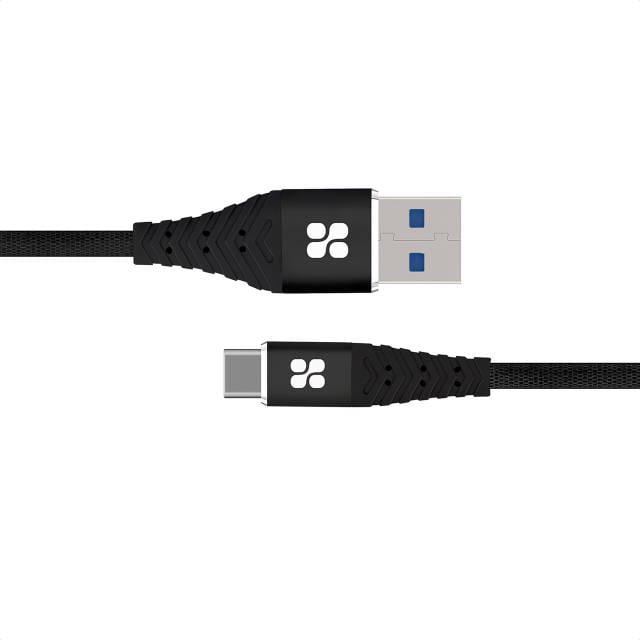 Кабель Promate NerveLink-C USB-USB Type-C 3А 1,2 м Black