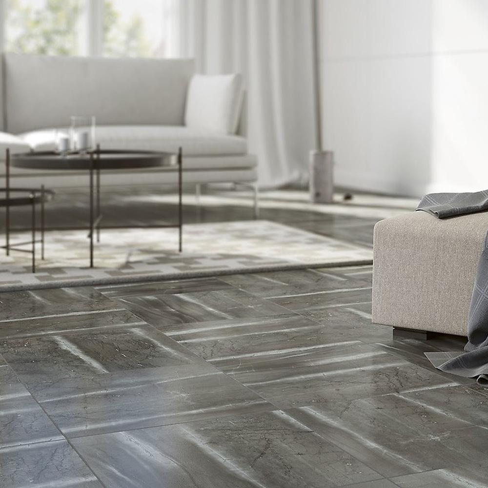 Керамогранітна плитка для підлоги та стін Cersanit MORIS 42x42 см Graphite (549797) - фото 2 Керамогранітна плитка для підлоги та стін Cersanit MORIS 42x42 см Graphite (549797) - фото 2