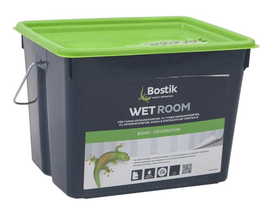 Клей для склошпалер та флізелину Bostik Wet Room для вологих приміщень 5 л (30653342)