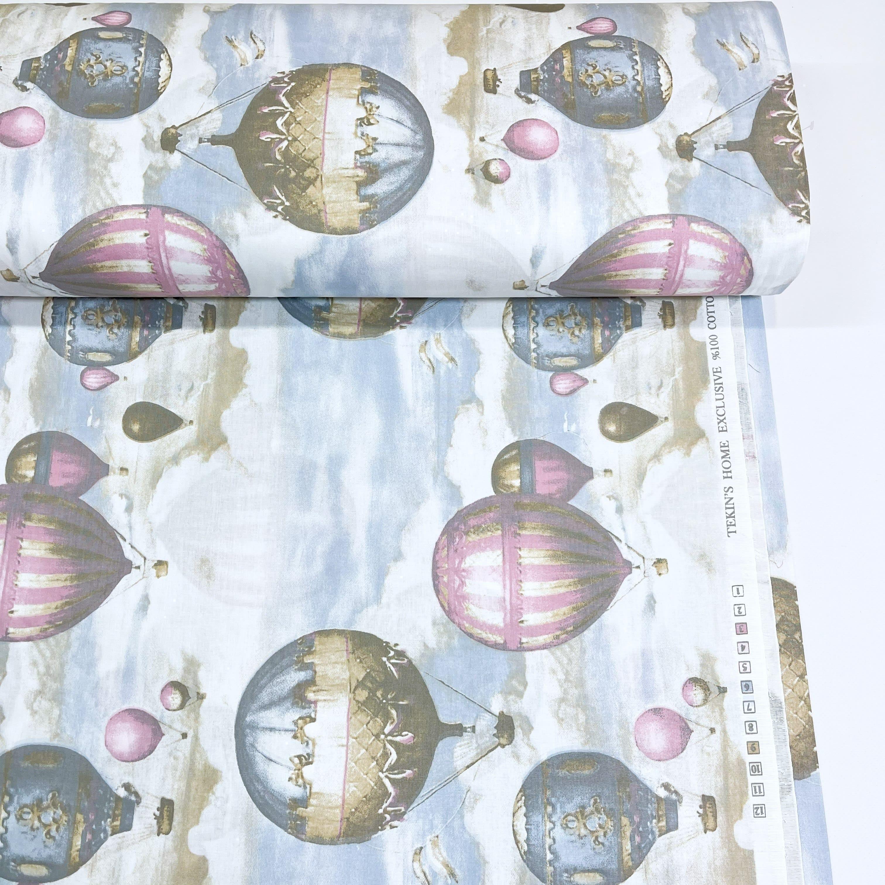 Ткань для постельного белья ранфорс воздушные шары 240 см (12/20920/6 01351)