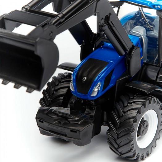 Автомодель Farm Трактор NEW HOLLAND T7.315 з фронтальним навантажувачем 1:32 Синій (15366593) - фото 2