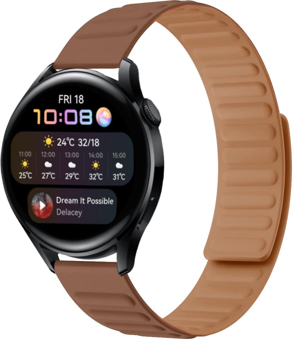 Ремешок Magneter для Huawei Watch 3 Brown (26646-30)