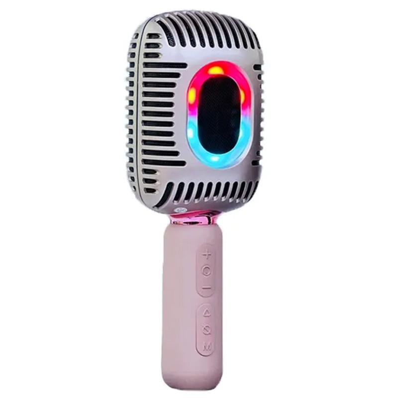 Микрофон-колонка для караоке KMC650 Pink (00000074206_2)