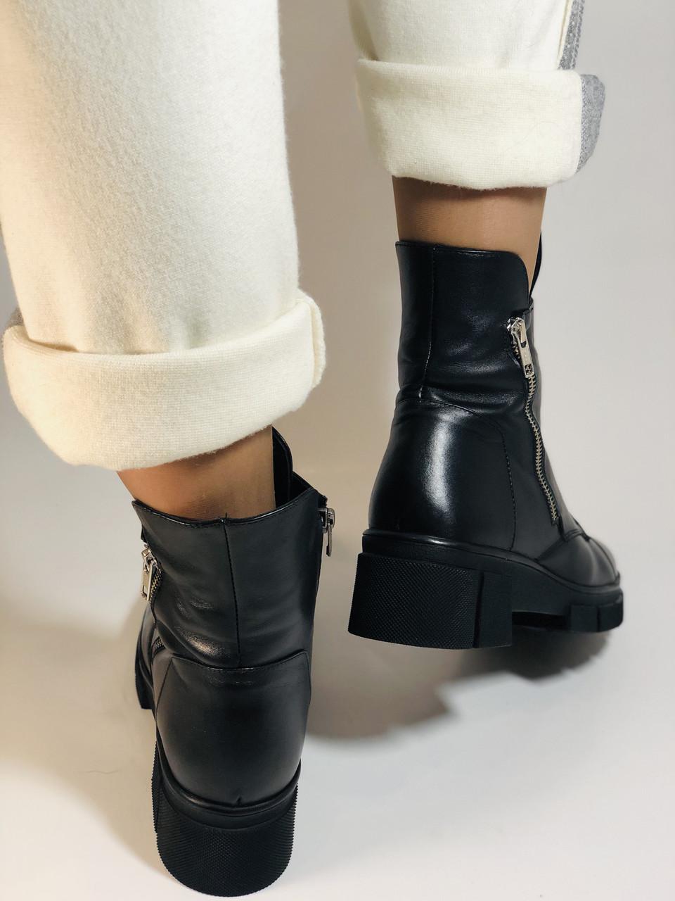 Ботинки женские зимние Mario Muzi р. 40 25,5 см Черный (2402) - фото 7