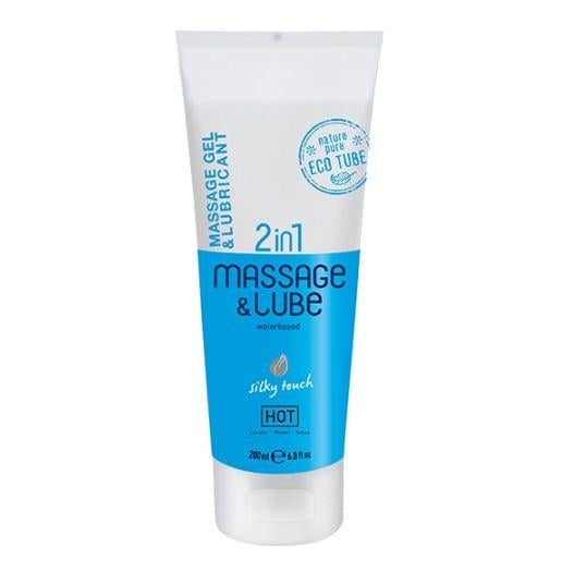 Лубрикант-масажний гель Hot Massage&Glide Gel 2in1 200 мл (37990727)