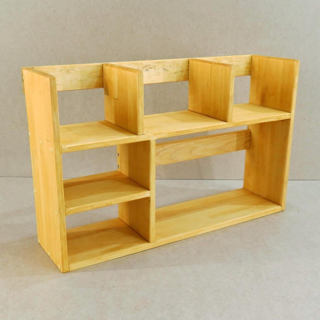 Полка-надстройка настольная из дерева Овелия карри (АКД-013503)