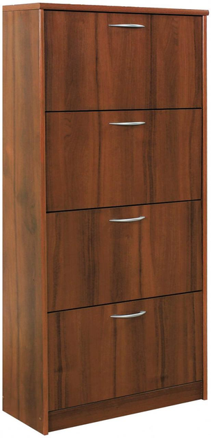 Тумба для обуви Mebel Service ТО-800 4-х дверная 80х26,8х166 см Дуб венге/Дуб сонома (23550986)