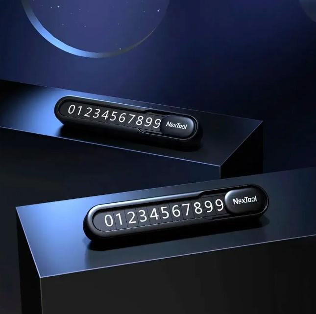 Карта-візитка паркувальна NexTool Parking Sign NE20140 Black (24726994) - фото 5 Карта-візитка паркувальна NexTool Parking Sign NE20140 Black (24726994) - фото 5