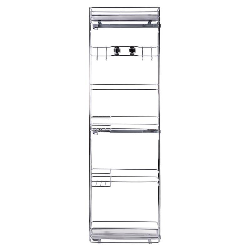 Карго высокое Vibo MAXI с крючками для швабры 150x1700 мм 5 полок Хром (159460)