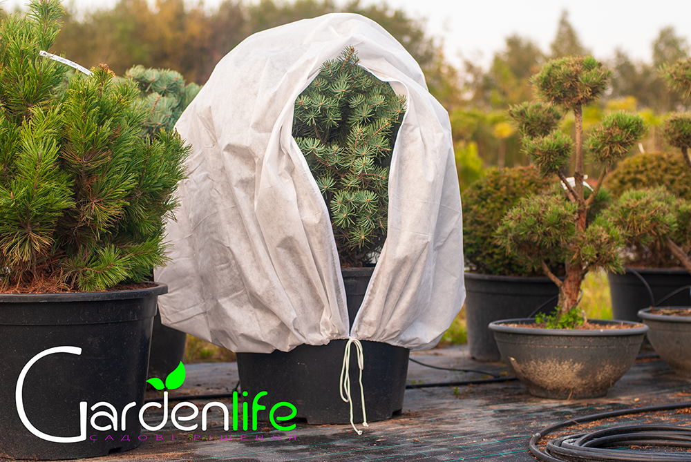 Чохол для укриття рослин Gardenlife Купол із замком 50 г/кв.м 250х160 Білий (8132200000032) - фото 3