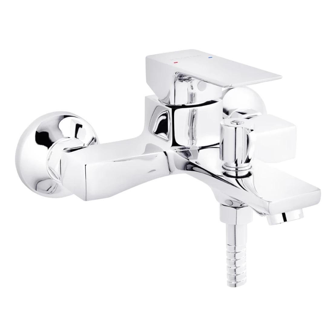 Смеситель для ванны Kroner KRP Harz C060 с душевым гарнитуром Хром (CV023608)