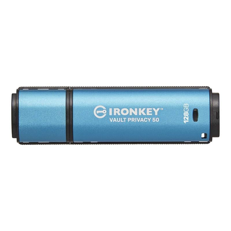 Флэш-память USB Kingston IronKey Vault Privacy 50 USB 3.2 128 Гб Type-A Blue (IKVP50/128GB)