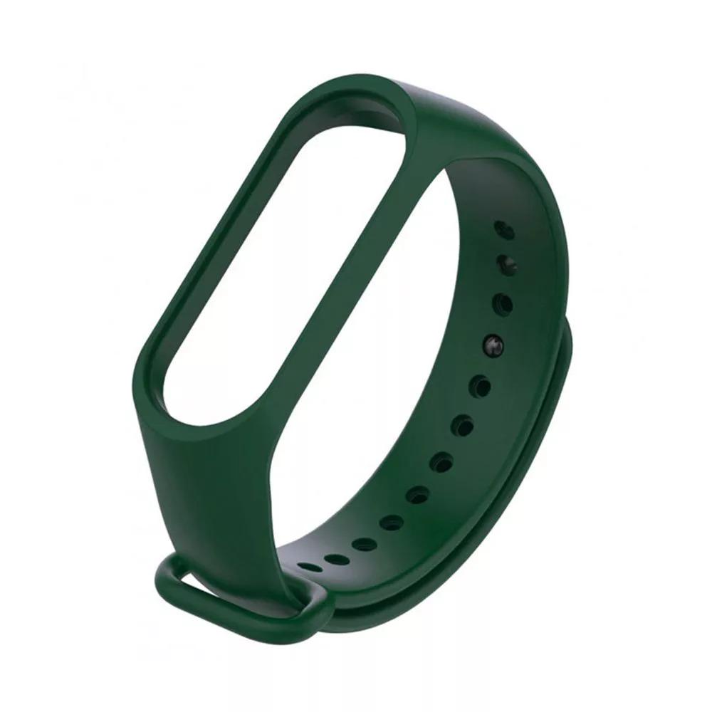 Ремінець силіконовий для фітнес-браслету PRC Mi Band 7 Pine Green (13925328)