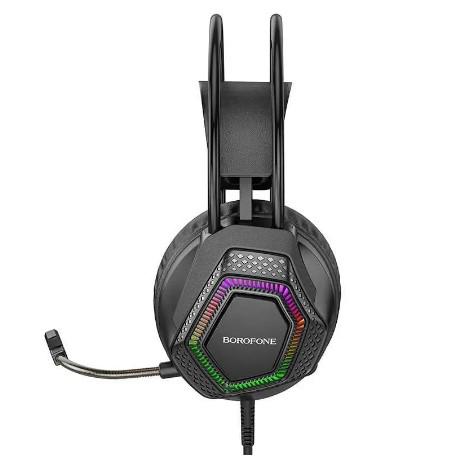 Наушники геймерские RGB Borofone BO105 AUX USB - фото 2