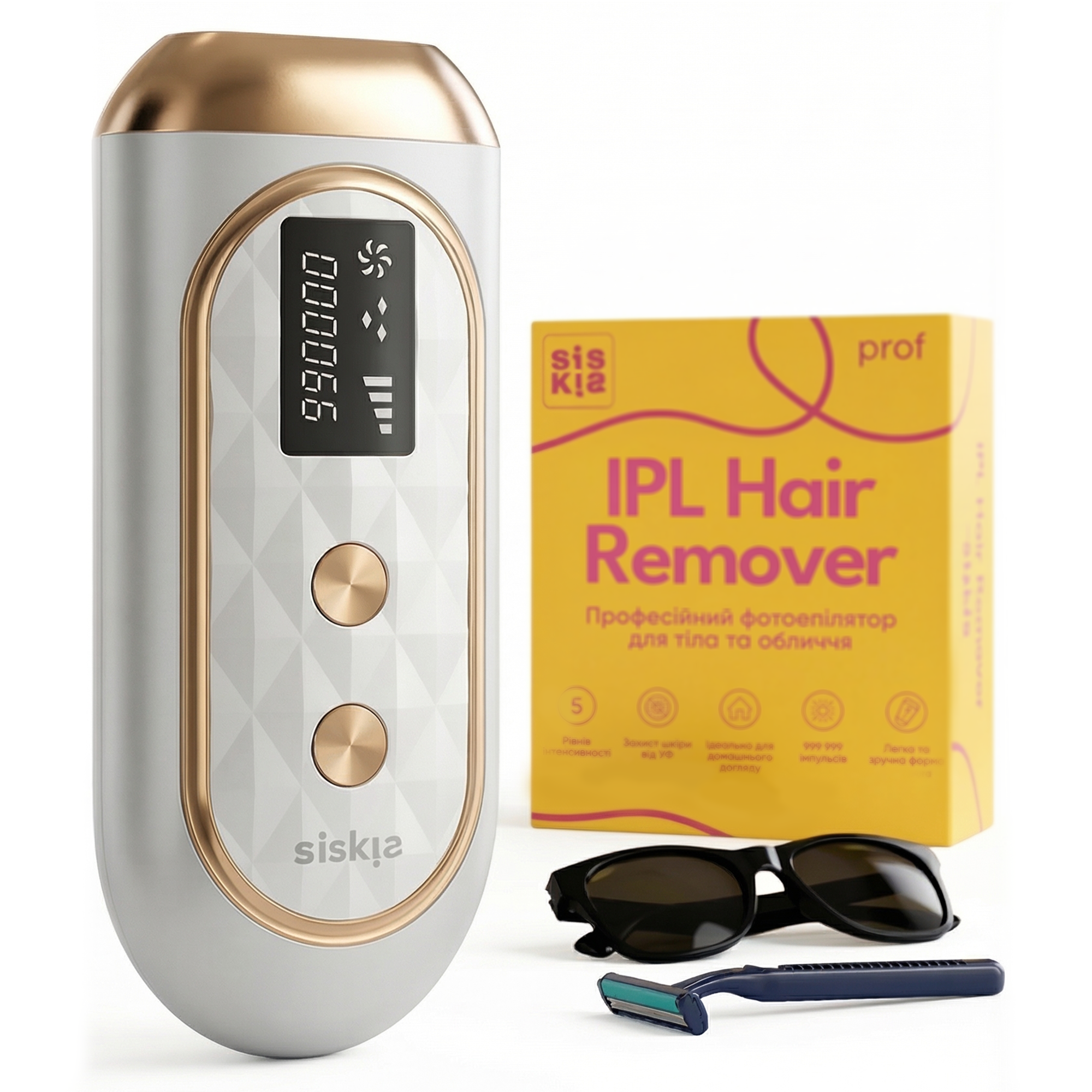 Фотоэпилятор женский лазерный IPL с охлаждением кварцевый (2734276008205)