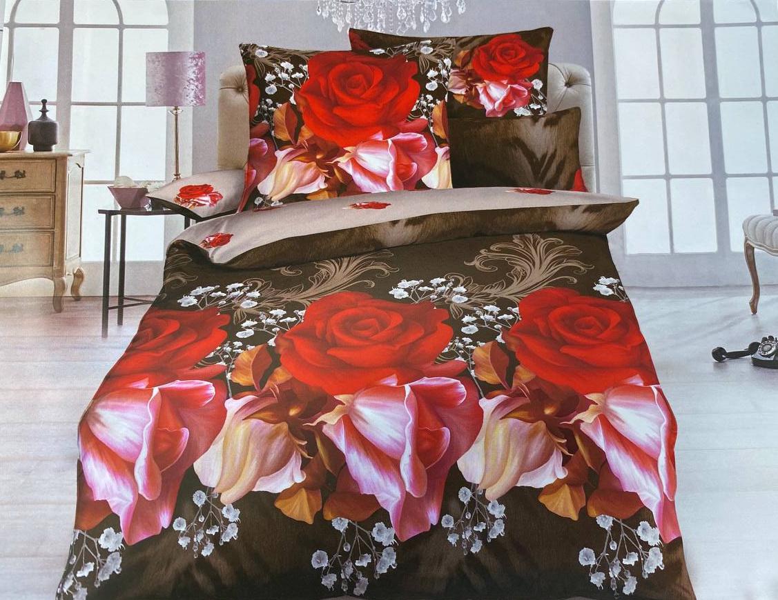 Комплект постельного белья Vital-Textile бязь 3D Premium евро 200х220 см (BPe-152)
