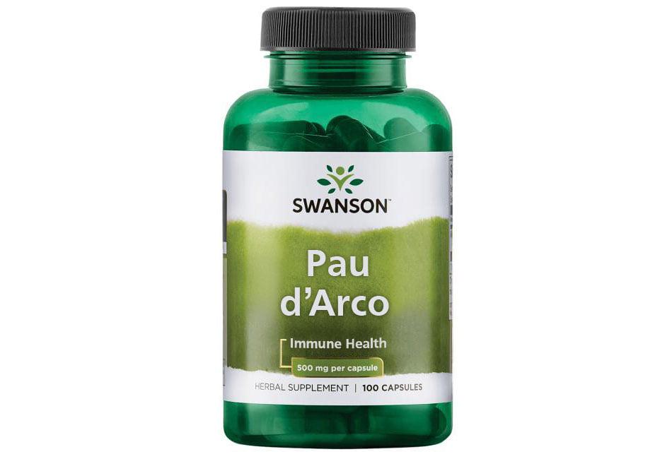 Кора муравьиного дерева Swanson Pau D'Arco 500 mg 100 капс.