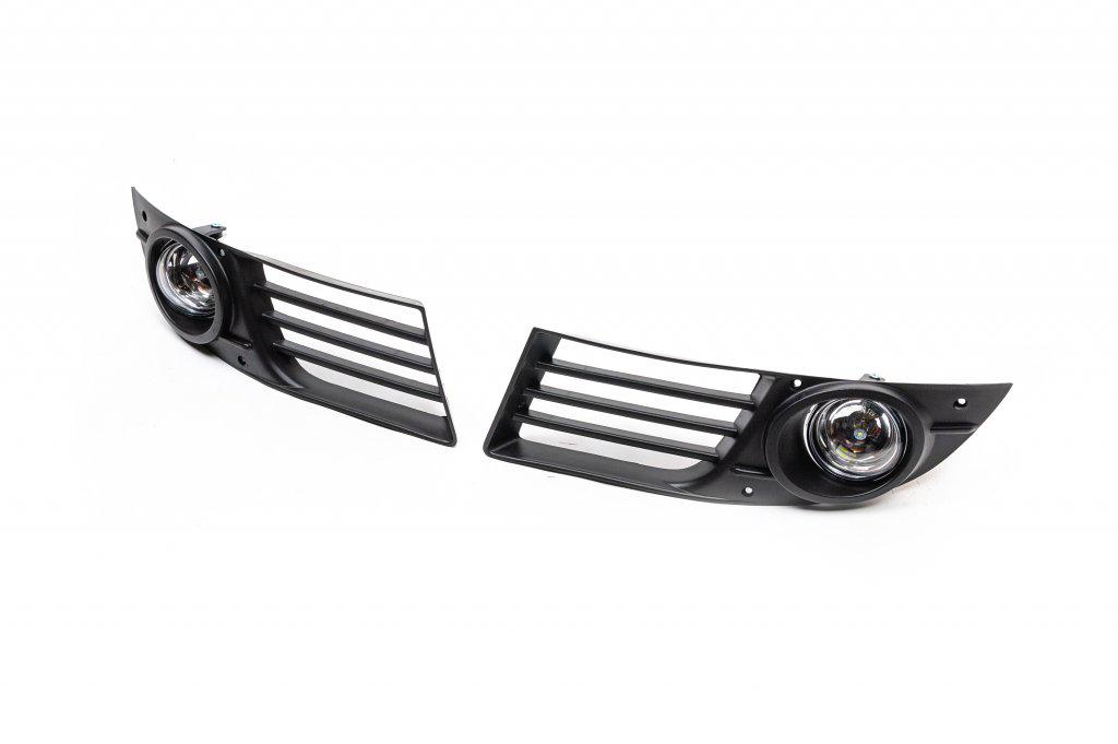 Противотуманки GPlast для Fiat Doblo I 2005-2010 гг. abs-пластик Черный