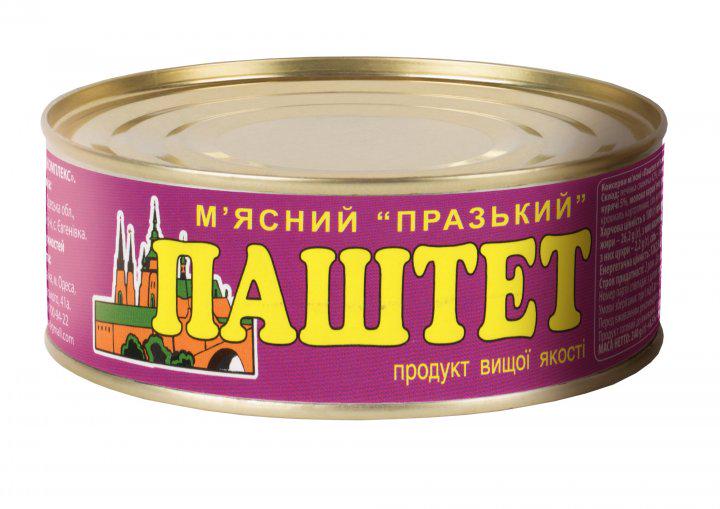 Паштет мясной ОПК Пражский 240 г (4820021840098)