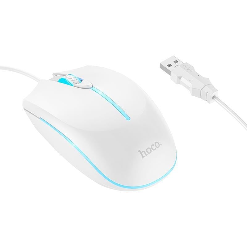 Мышь Hoco Wonderful gaming luminous wired mouse GM37 800-1200-1600-2400 dpi