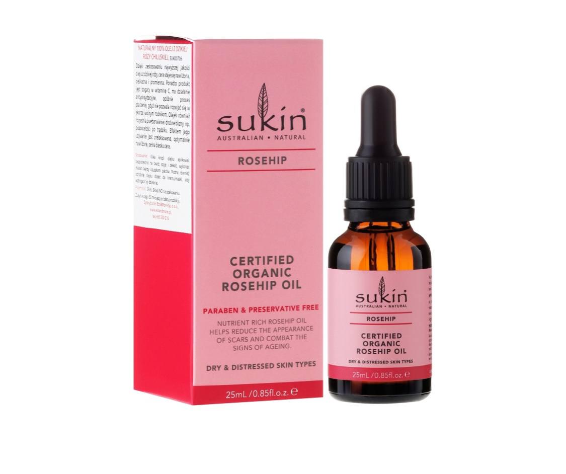 Натуральна олія шипшини Sukin Organic Rose Hip Oil