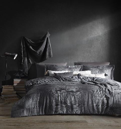 Постельное белье Prima Casa Mind anthracite сатин евро