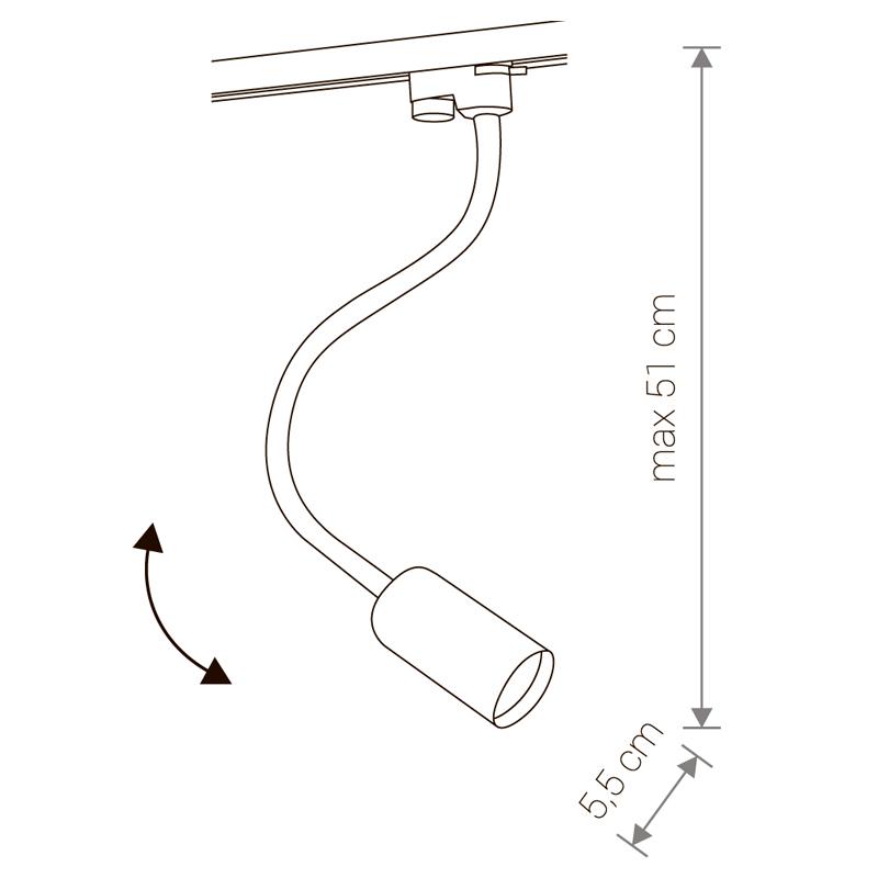 Трековый светильник Nowodvorski Profile Eye Flex 9331 - фото 2