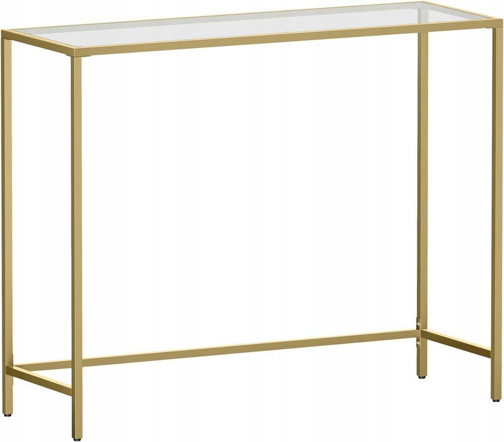 Столик консольный для гостиной Vasagle Glamour 100x80x35 см Gold (LGT26G)