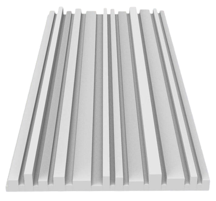 3D-панель гіпсова Стендарт 900x500x37 мм Білий (30223402)