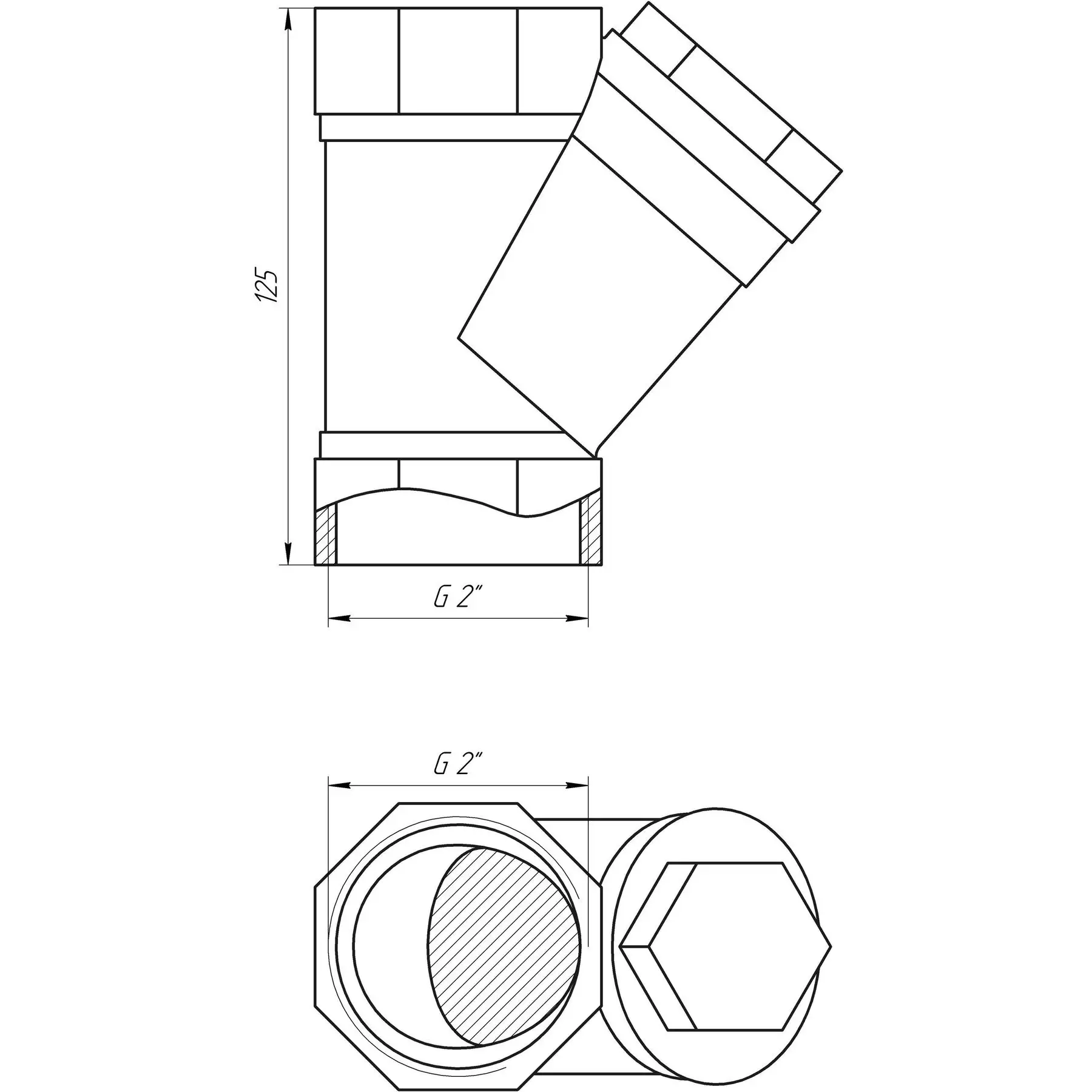 Фільтр грубого очищення Selba SL1512 2" (GSR-000015680) - фото 5