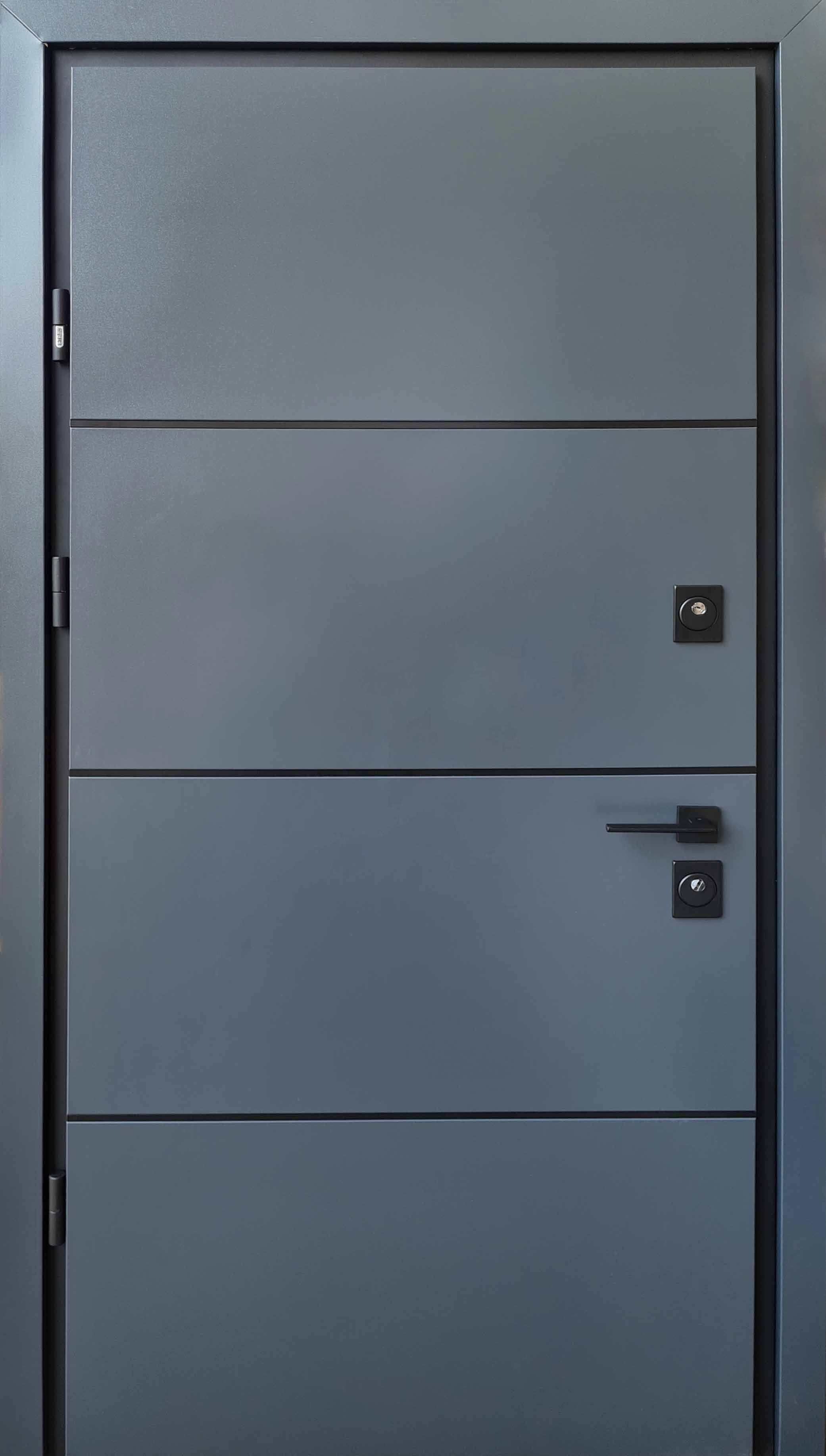 Двери входные Ваш ВиД STRAJ PROOF Party D 870/970х2040х80 мм Антрацит (65be041892669a2c9a184fab)