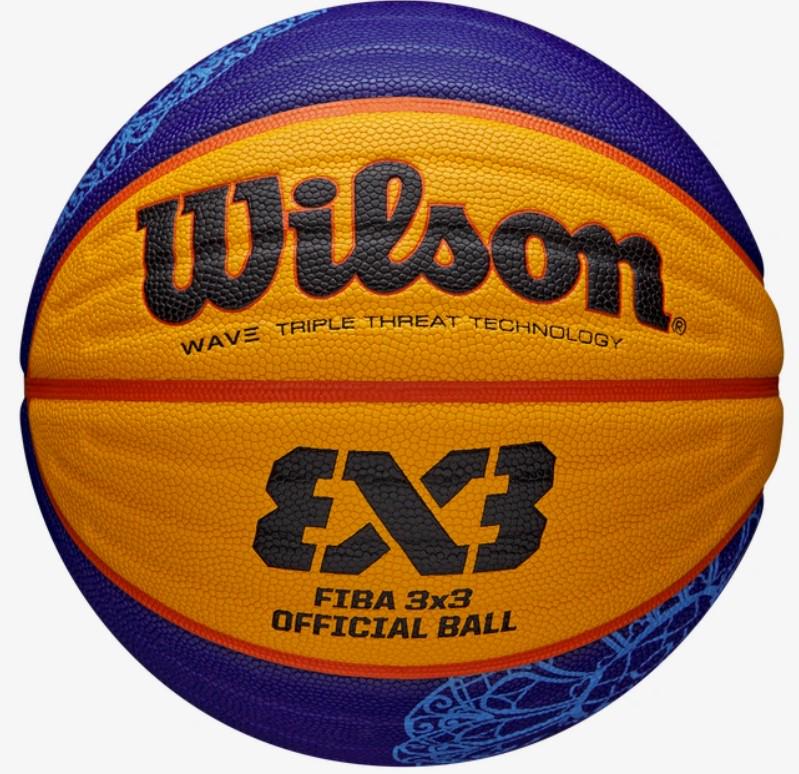 Баскетбольный мяч Wilson FIBA 3x3 GAME BALL PARIS RETAIL 2024 6F size 6 (24598511)