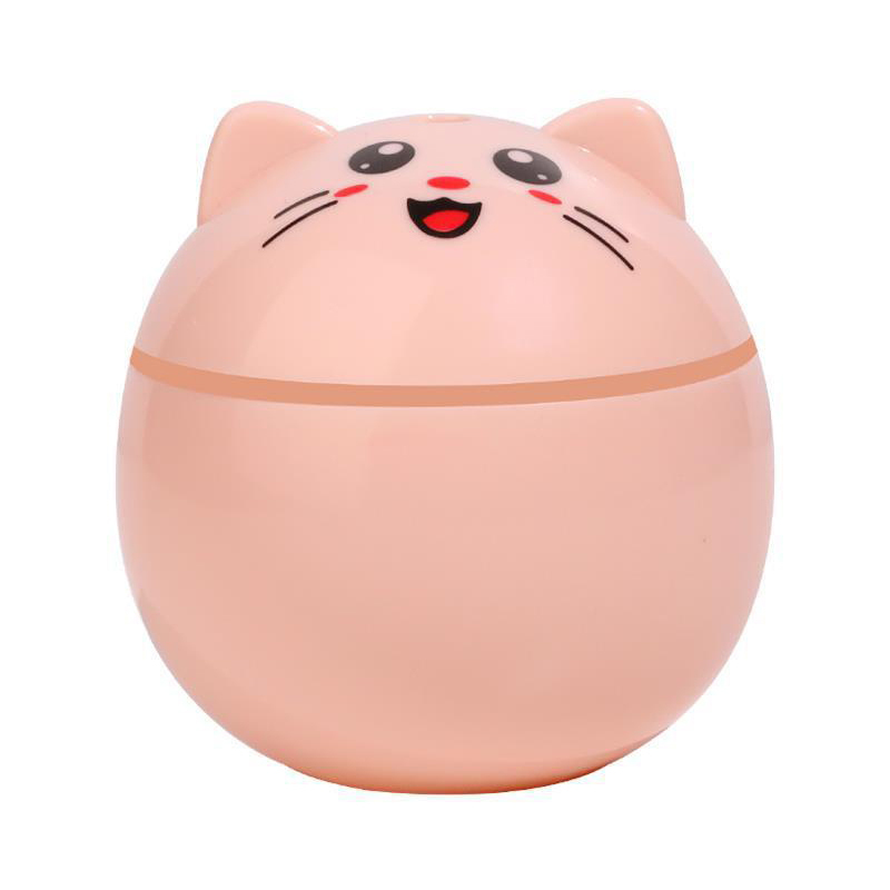 Увлажнитель воздуха детский ночник и аромадиффузор Кошечка Humidifier Cat Розовый