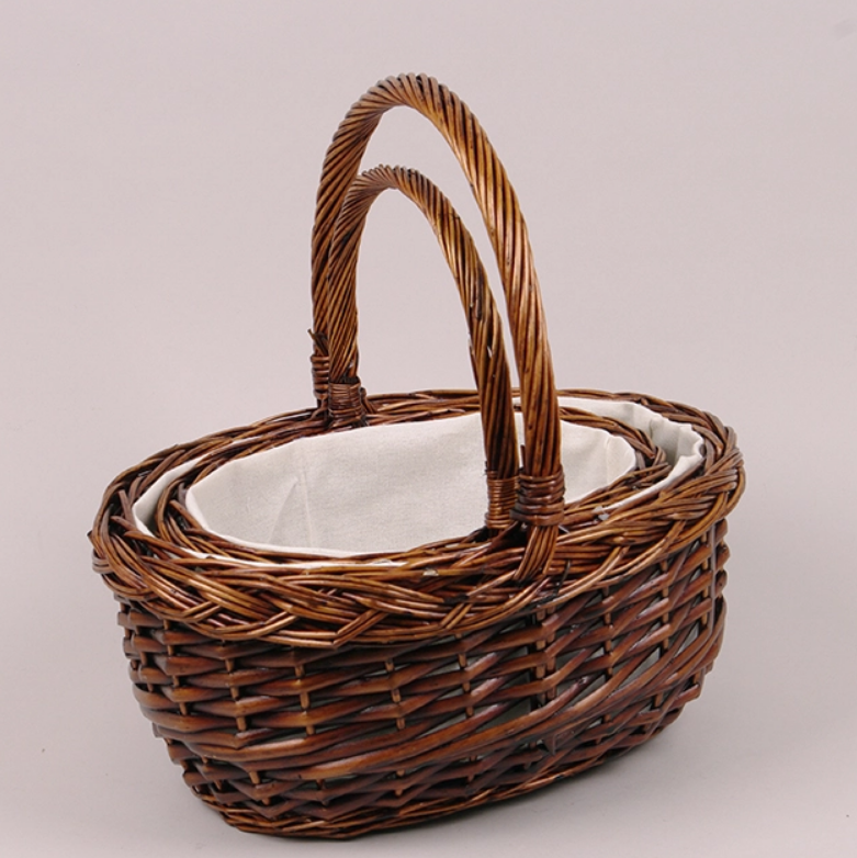 Комплект корзин с тканью 2 шт. (46192)