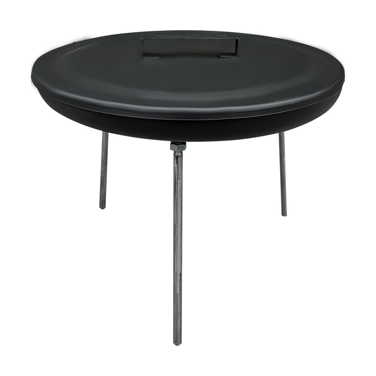 Сковорода-мангал с диска Фрея с крышкой туристическая 40 см (SDR-40K) - фото 8