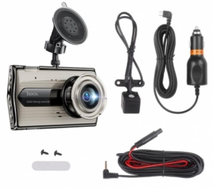 Відеореєстратор Hoco DI42 Сірий - фото 2 Відеореєстратор Hoco DI42 Сірий - фото 2