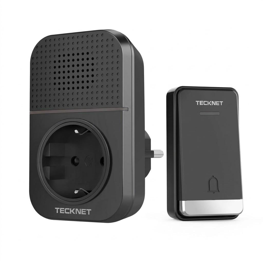 Дзвінок бездротовий TeckNet TK-WD608 з розеткою та LED-індикацією (34081120)