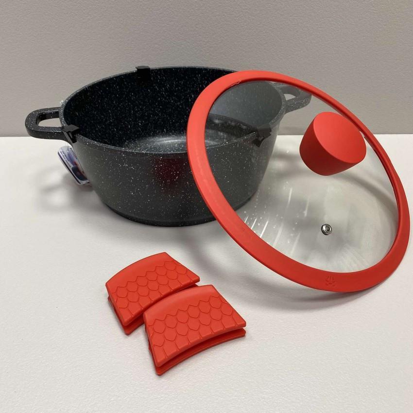 Каструля зі скляною кришкою Bohmann BH-7353-22 алюмінієва 22 см 3 л (2181050747) - фото 2 Каструля зі скляною кришкою Bohmann BH-7353-22 алюмінієва 22 см 3 л (2181050747) - фото 2