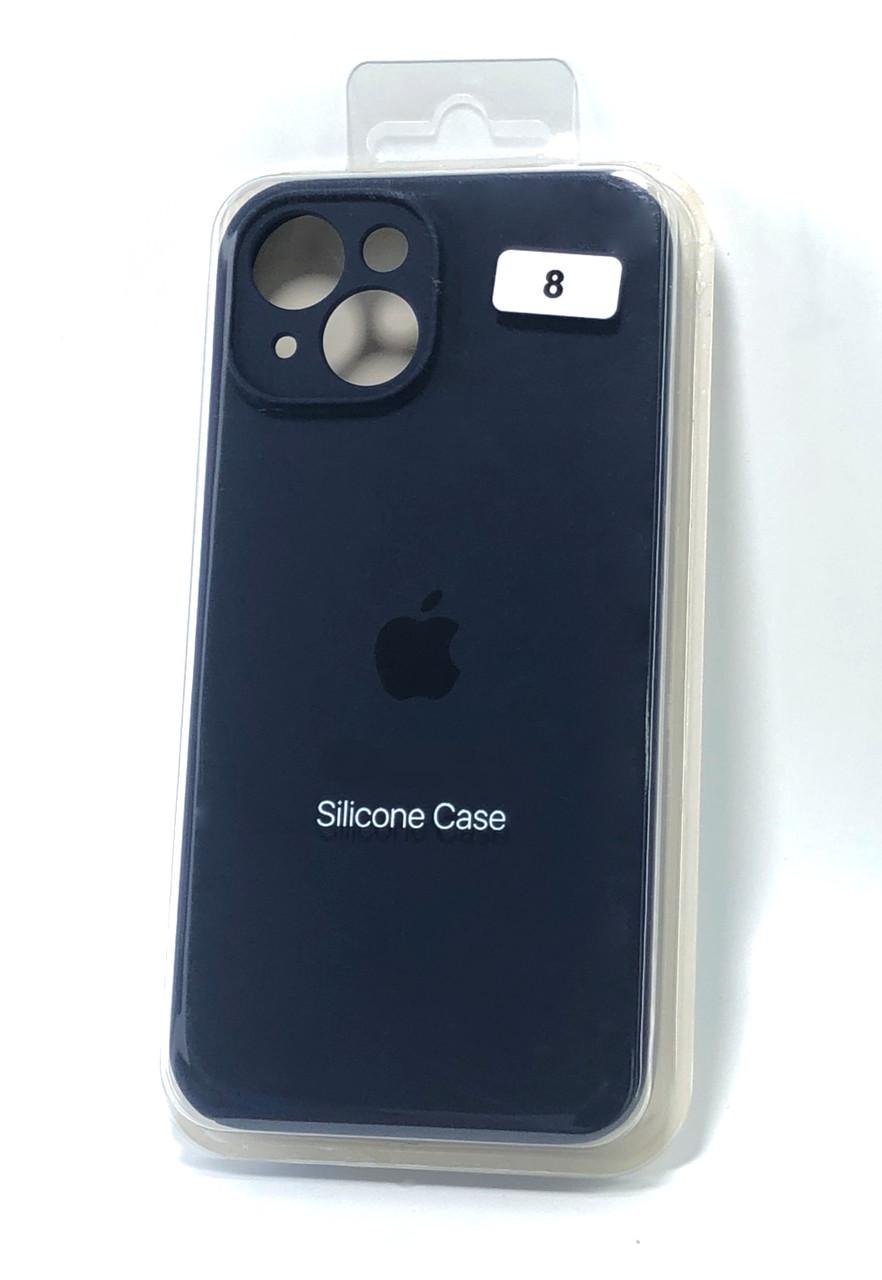 Чехол для телефона iPhone 15Plus Silicone Case FULL Camera №8 Dark blue